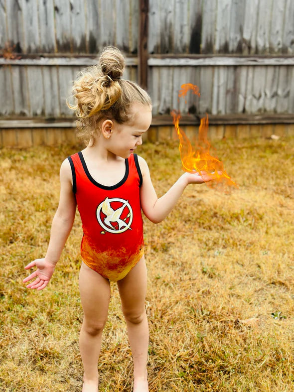 Girl on Fire Leotard