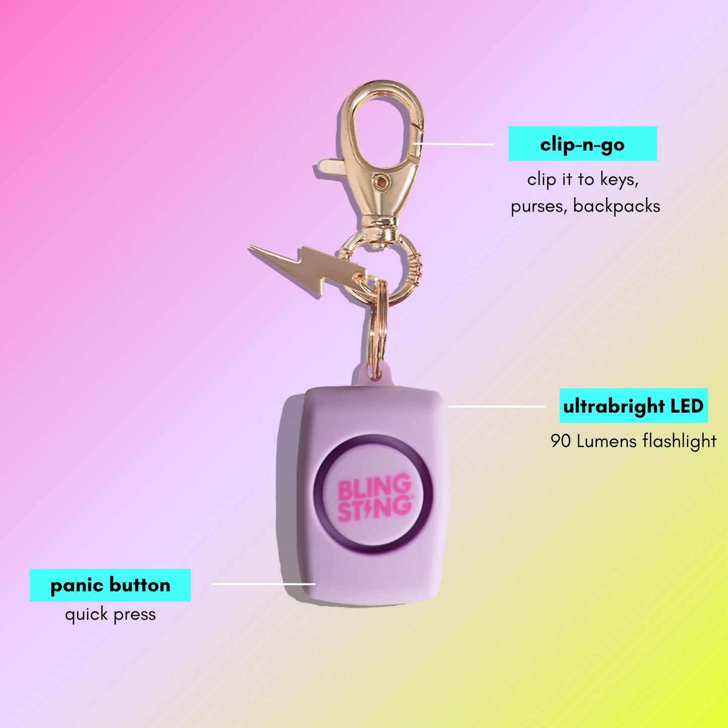 Bling Sting Personal Safety Alarm