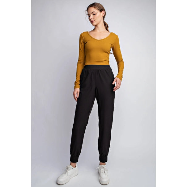 Oxford St Woven Dance Studio Mid Rise Jogger Pants