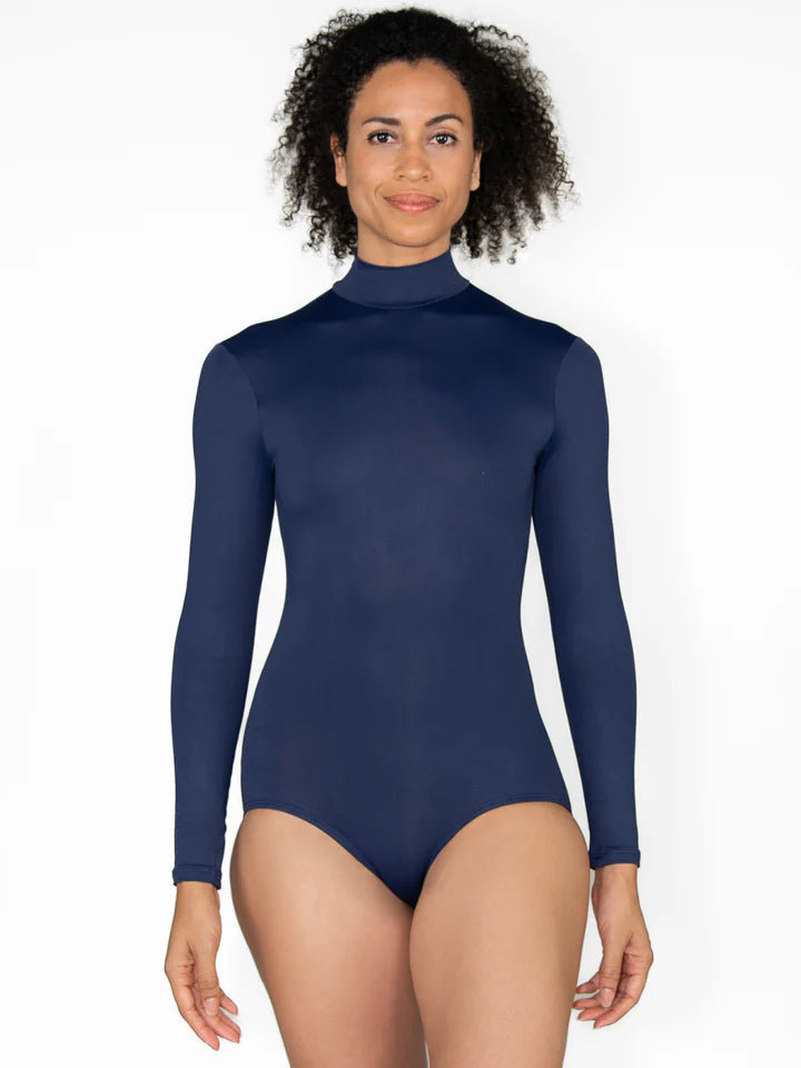 Adult Body Wrappers mock turtleneck leotard