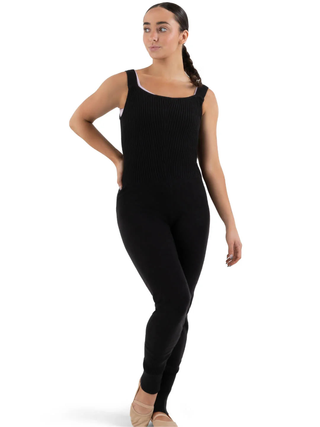 Capezio Women's Harmonie Knit Full Length Romper