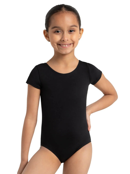 Girls  Capezio Short Sleeved Leotard